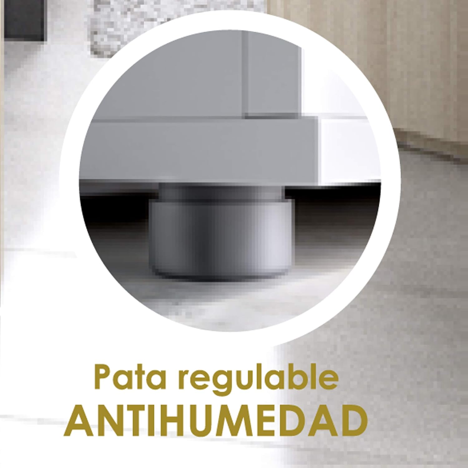 Armario Multiusos 6 estantes, Madera de ingeniería, Blanco, 61x190x35cm