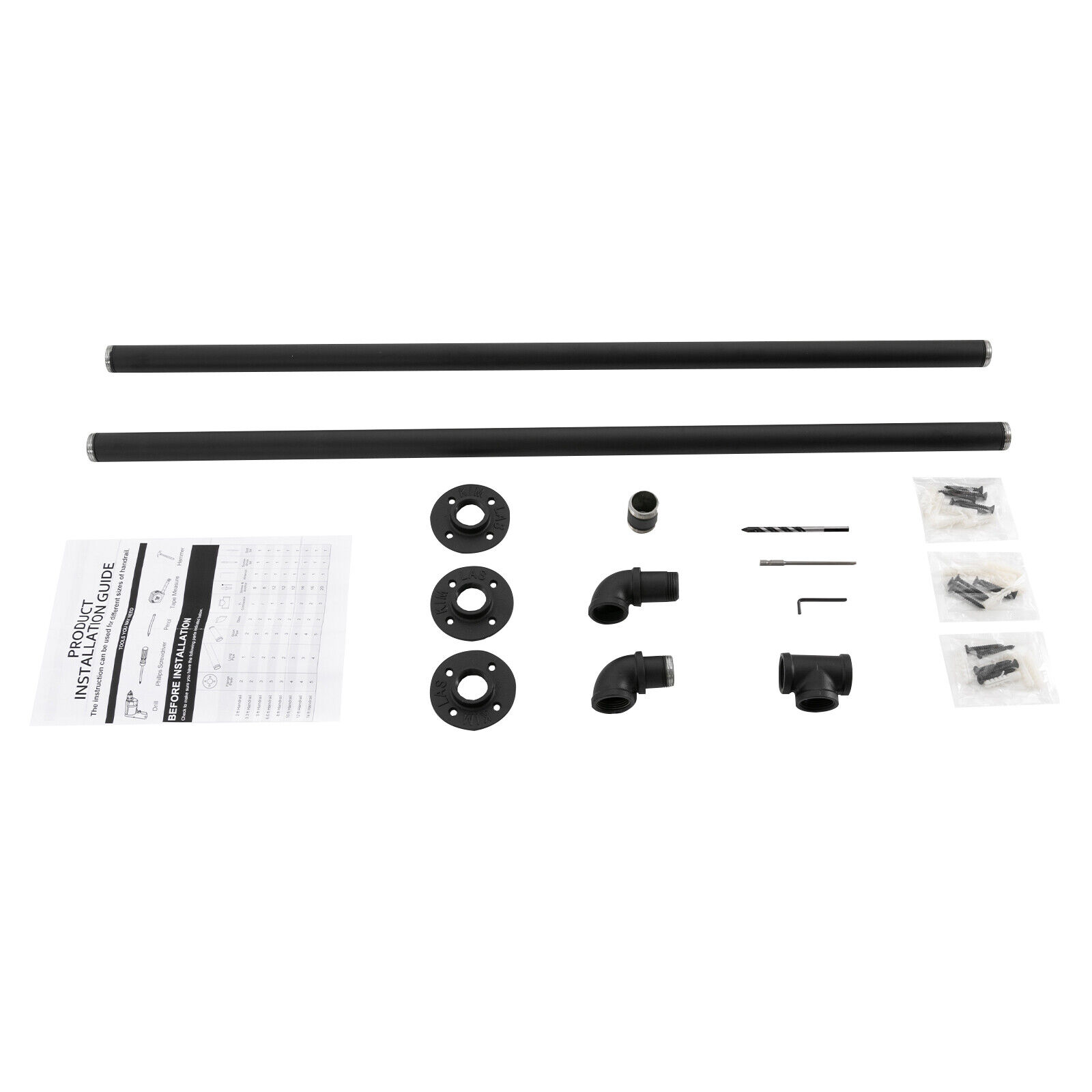 Salades à main en métal, 7 pieds