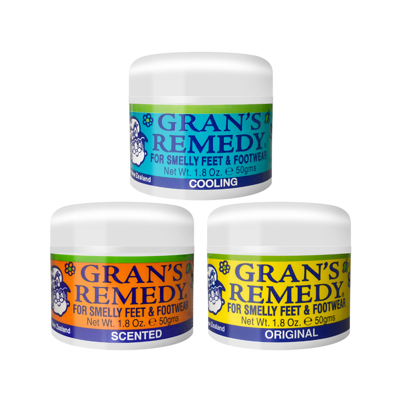 (Original, refrigerando & perfumado) grans remédio pé em pó para pés fedorentos e calçados 35g/50g