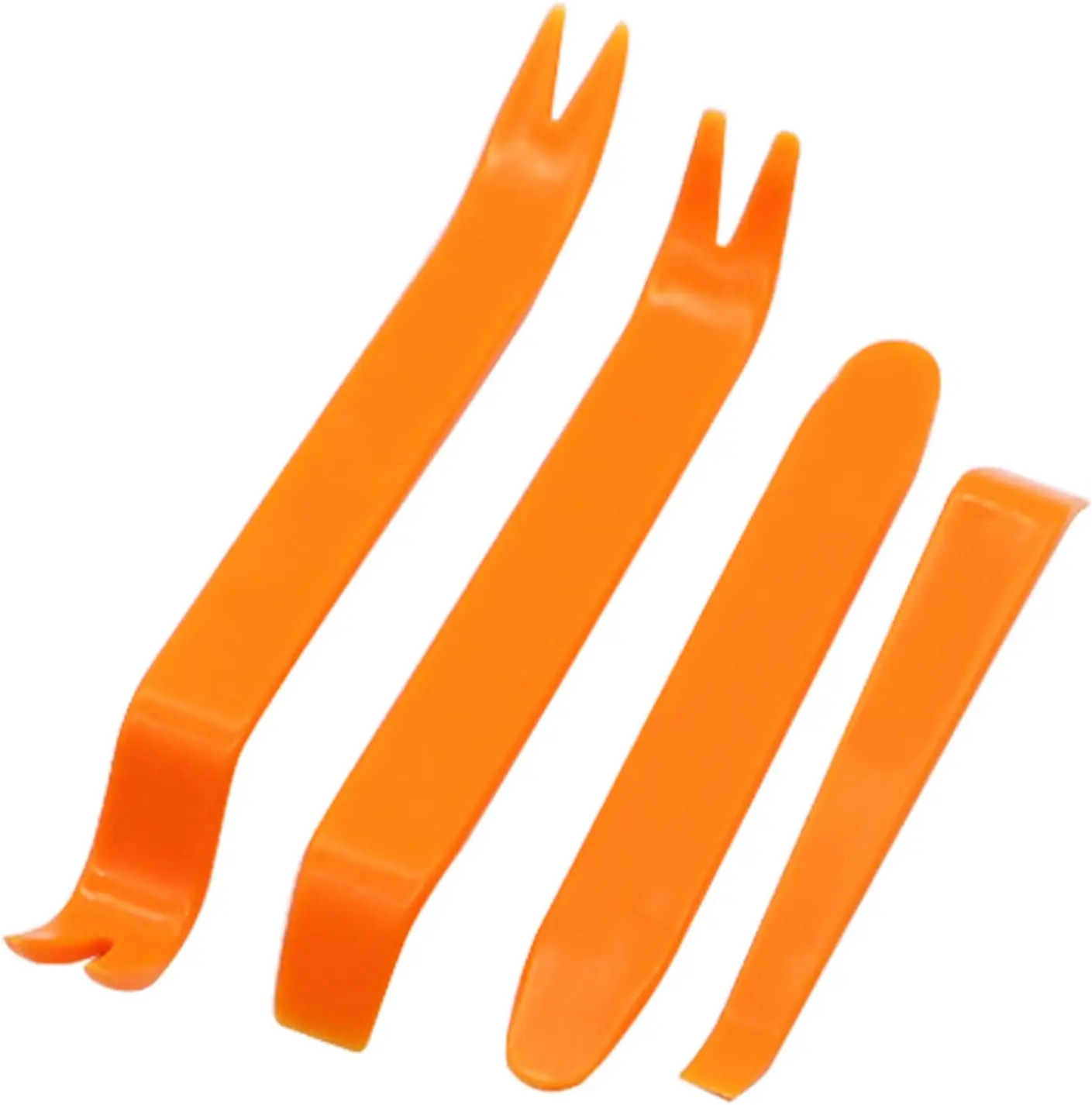 Kit de herramientas de desmontaje automático de plástico, Clip de puerta de Radio de coche, Panel embellecedor, instalador de extracción de Audio, juego de palanca, 4 Uds.