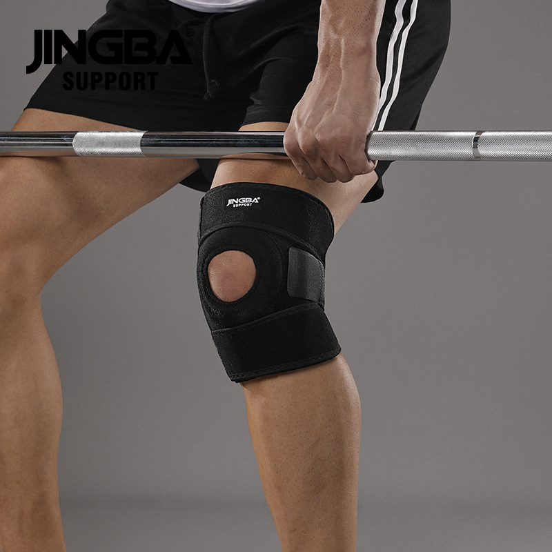 조절식 네오프렌 무릎 지지대 슬개골 안정기, PVC 바 포함, 1 개