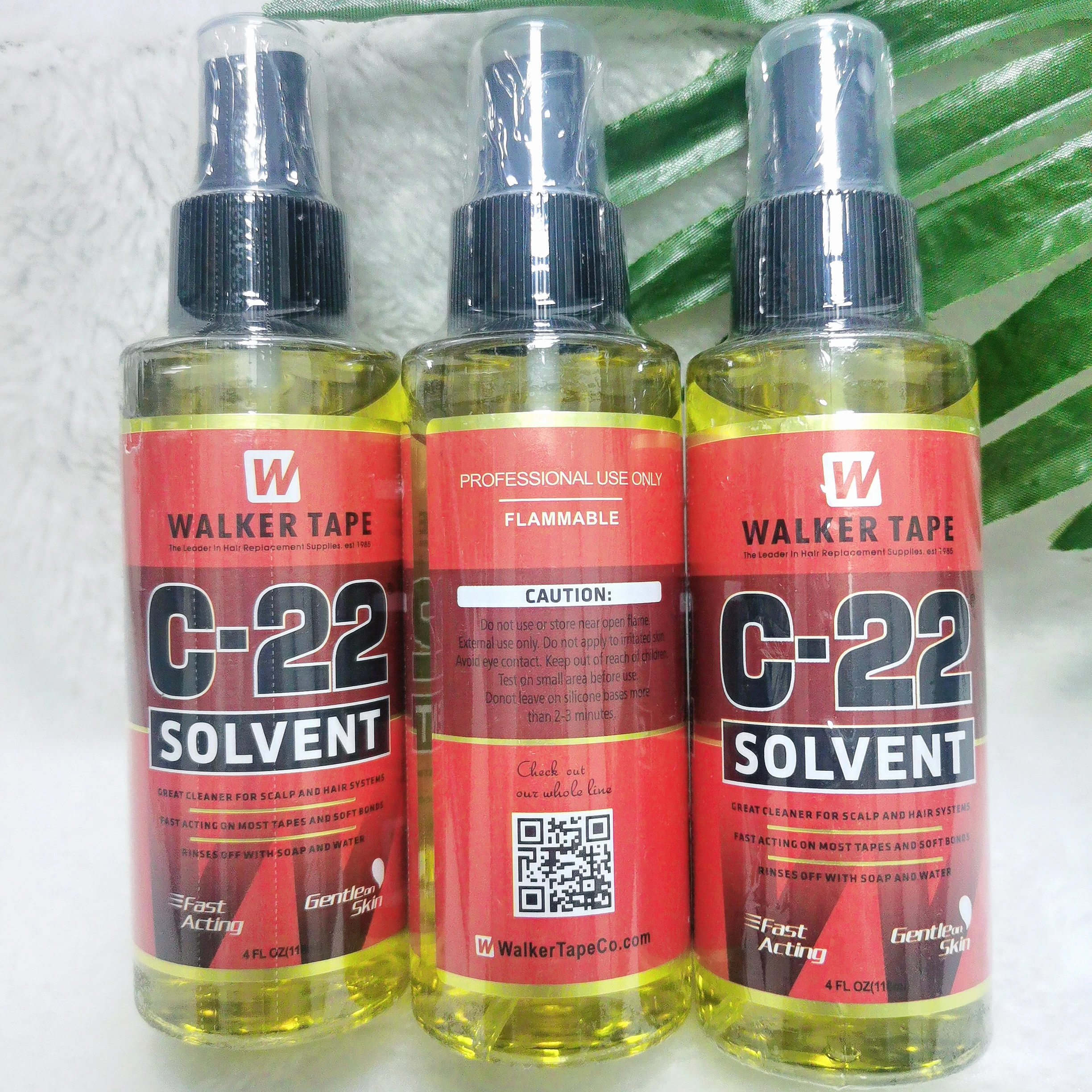4oz 118ml C22 Walker Tape Ultra Hold Hair System Lijm & Oplosmiddel Pruik Lijm Remover voor kant pruiken toupetje sluiting