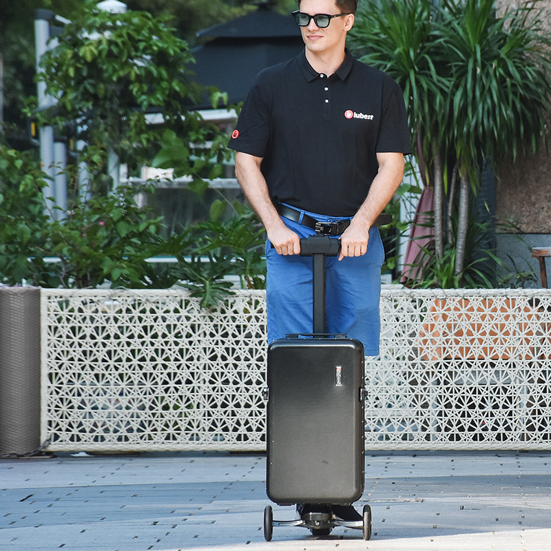 กระเป๋าล้อลากสเก็ตบอร์ดไฟฟ้า kopor perjalanan อัจฉริยะใหม่