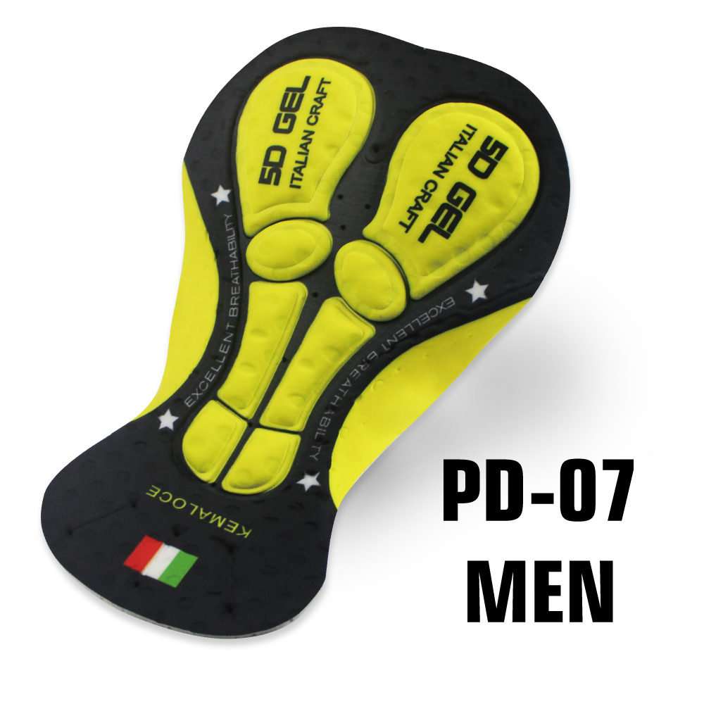 KEMALOCE-almohadilla de ciclismo para hombre y mujer, cojín de Gel 5D, 12D, almohadilla transpirable de silicona y espuma a prueba de golpes para paseo largo