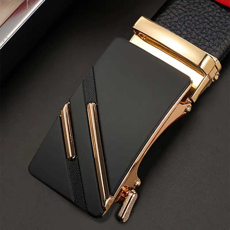 Männer gürtel Leder Gürtel Metall Legierung Automatische Schnalle Marke Luxus Design Taille Gürtel für Männer Strap Männlich