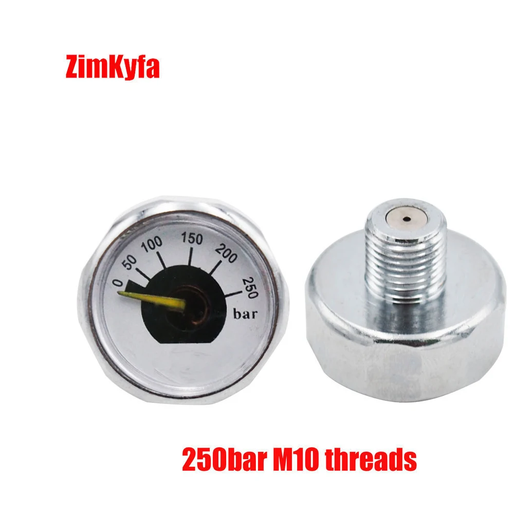 Manometro manometro mini micro manometro aria compressa HPA 1/8BSPP(G1/8),1/8NPT,M10,M8,300bar 350bar strumento valvola pompa manuale