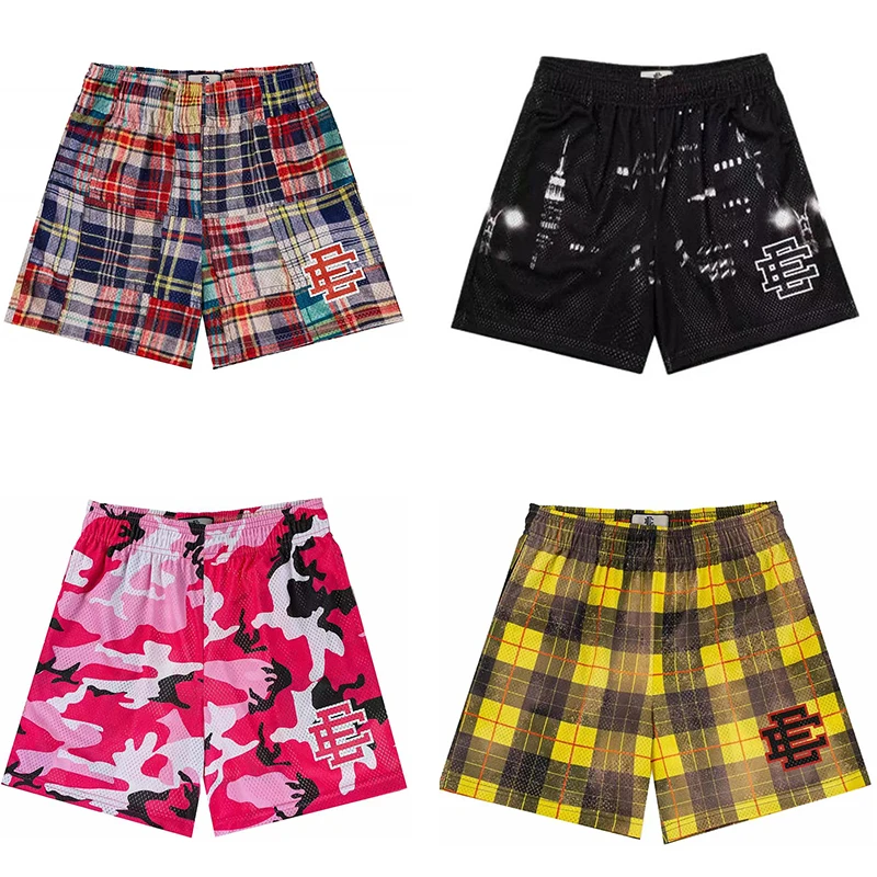 Eric emanuel ee shorts básicos novos shorts casuais masculinos calças esportivas de fitness verão ginásio treino das mulheres dos homens clássico ginásio malha shorts