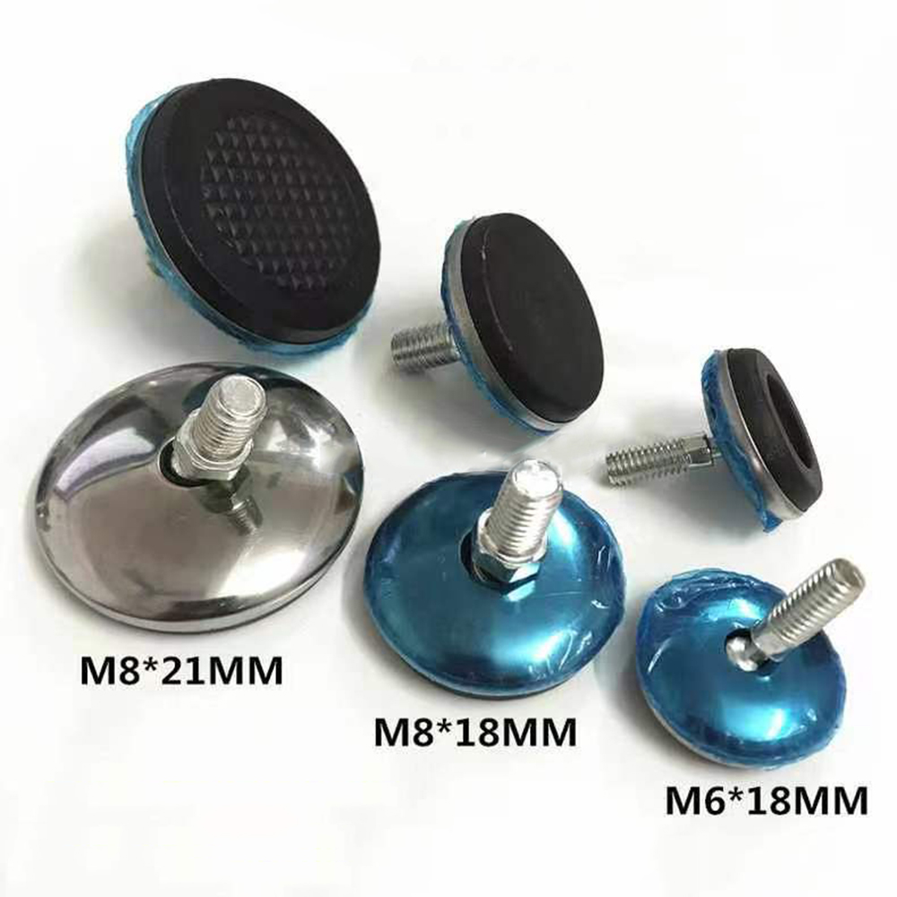M6 M8 Thép Không Gỉ Linh Hoạt Và Có Thể Điều Chỉnh Được San Lấp Mặt Bằng Chân Miếng Lót Đồ Chân Chống Trơn Trượt Ghế Văn Phòng Bàn Chân cho Dân Phượt