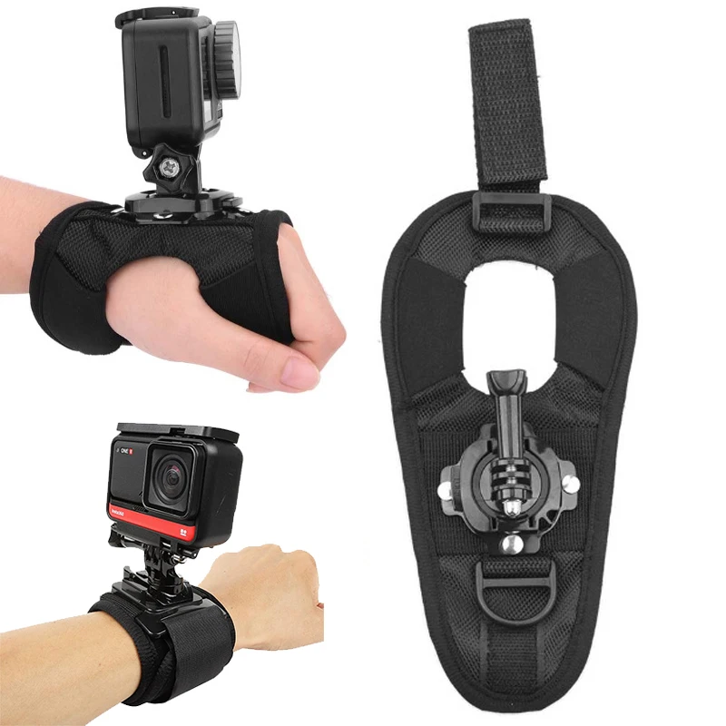 Correa de muñeca para brazo Plam, soporte de banda para montaje en tobillo, soporte de ciclismo para GoPro 13 12 11 10 9 Insta360 X5 X4 DJI Action 5 Pro 4, accesorios