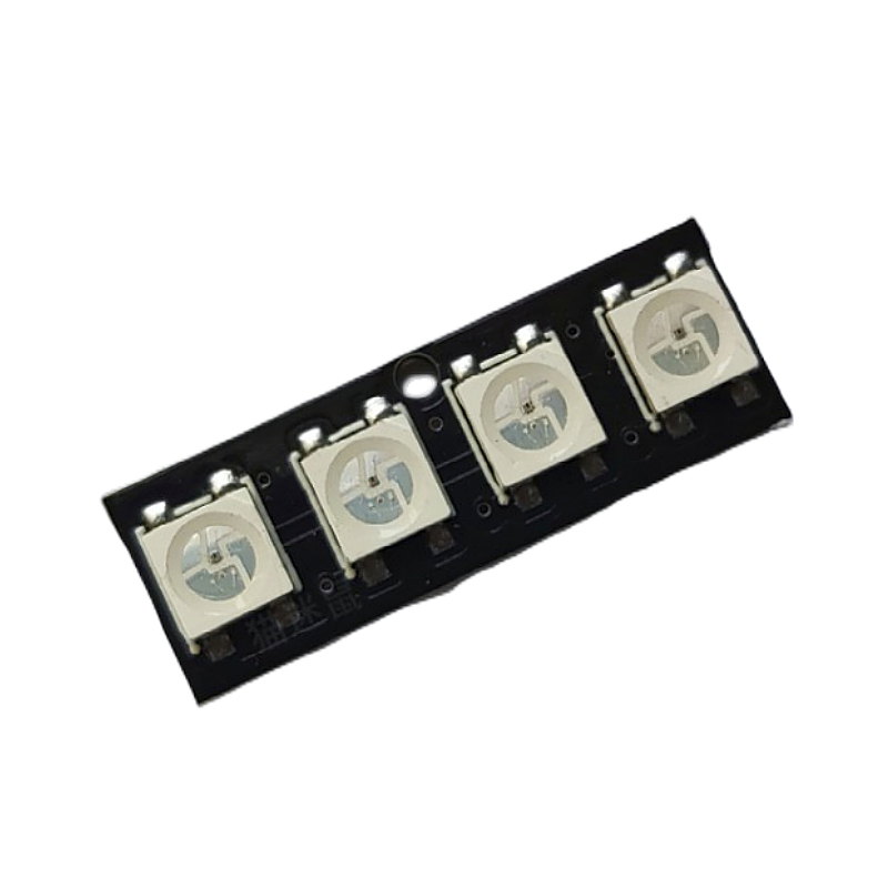 1PCS 4 bit WS2812 light bead module strip light bar full-color driving slide lamp development board module SCM