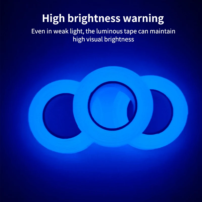 Nastro di avvertimento fluorescente verde - Nastro di sicurezza luminoso autoadesivo, nastro luminoso decorativo fai-da-te, nastro di sicurezza per scale