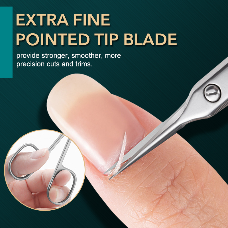 รัสเซียเล็บกรรไกร Cuticle Regrowth ตัดปลายโค้งเล็บ Pedicure Grooming Professional สแตนเลส Dead Skin Remover