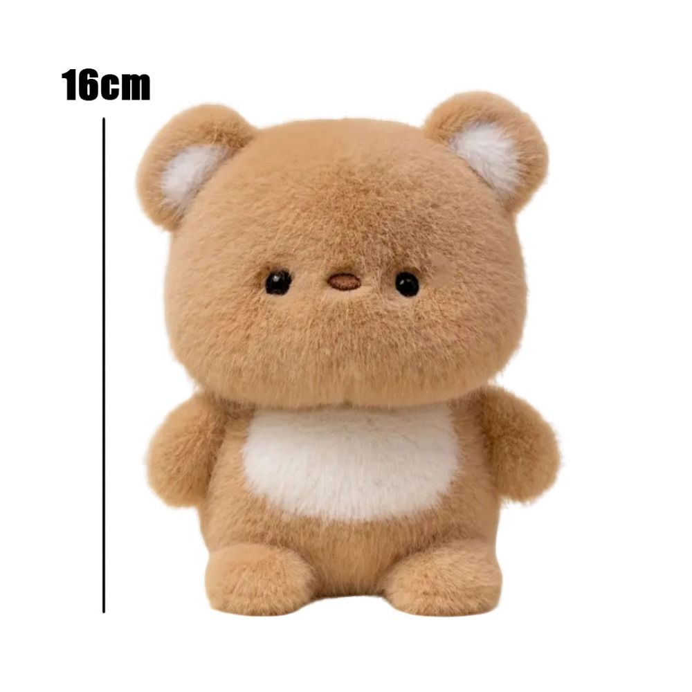 Niedliche 16 cm große Plüsch-Begleiterpuppe, Capybara-Elefant, Stofftier, Kissen, Plüschbär, Tier-Plüschtier, Schlafgeschenk