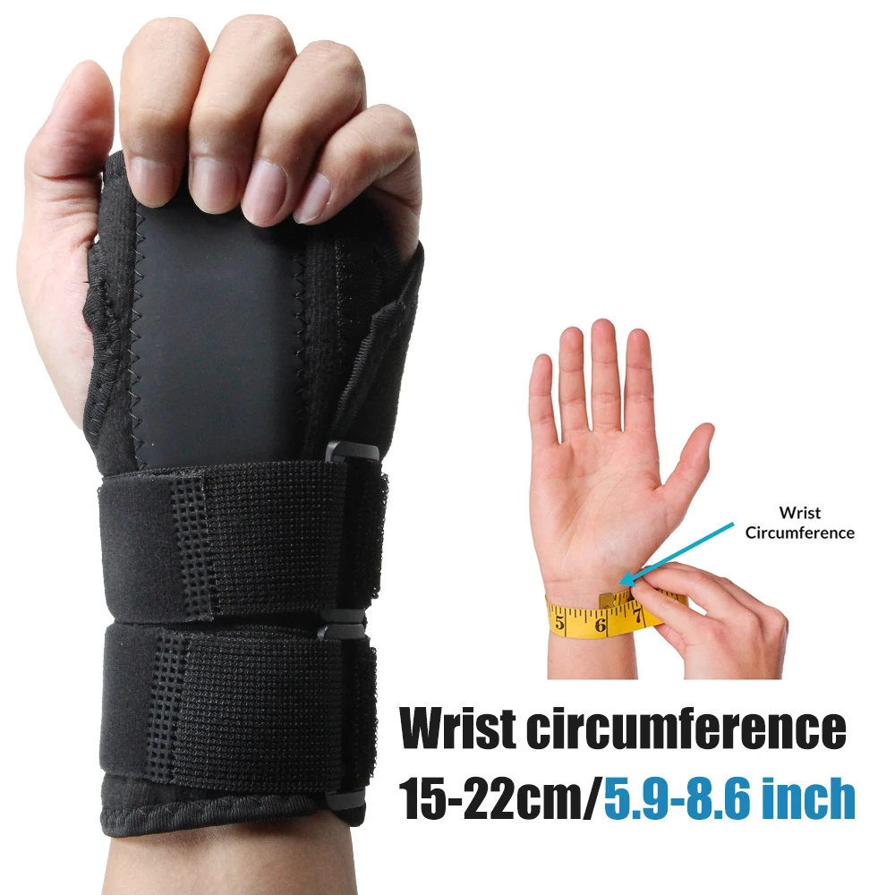 1 PC Professional สายรัดข้อมือ Splint โรคข้ออักเสบเข็มขัด Carpal อุโมงค์สายรัดข้อมือ Sprain ป้องกันข้อมือสําหรับ Fitnes