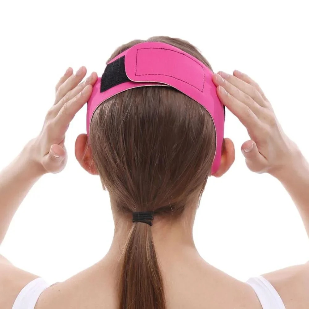 YS00135--bende delgada elástica para la cara, línea en v, forma facial, cinturón para la barbilla para mujer, herramienta de belleza para el cuidado facial