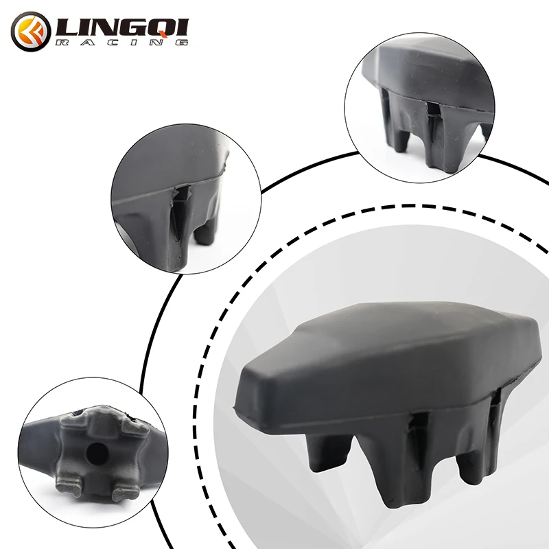 LINGQI RACING Rhombus Handlebar Cross Bar Pads Direction Handle Chest Protector Foamed Rubber Grips Clamp Mount For KTM SX SXF