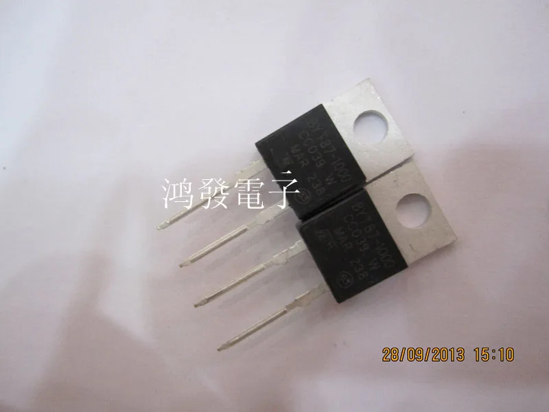 20pcs/lot BYT87-1000 TO-220 15A 1000V fast recovery BYT87-1000 new original
