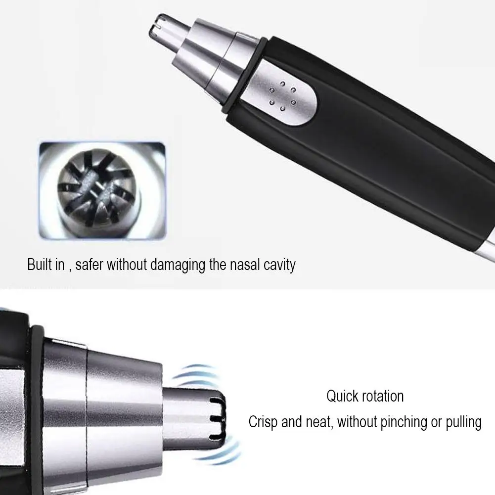 ผมจมูกไฟฟ้าTrimmerเครื่องโกนหนวดจมูกคิ้วตัดผมจมูกScraperจมูกตัดกรรไกร