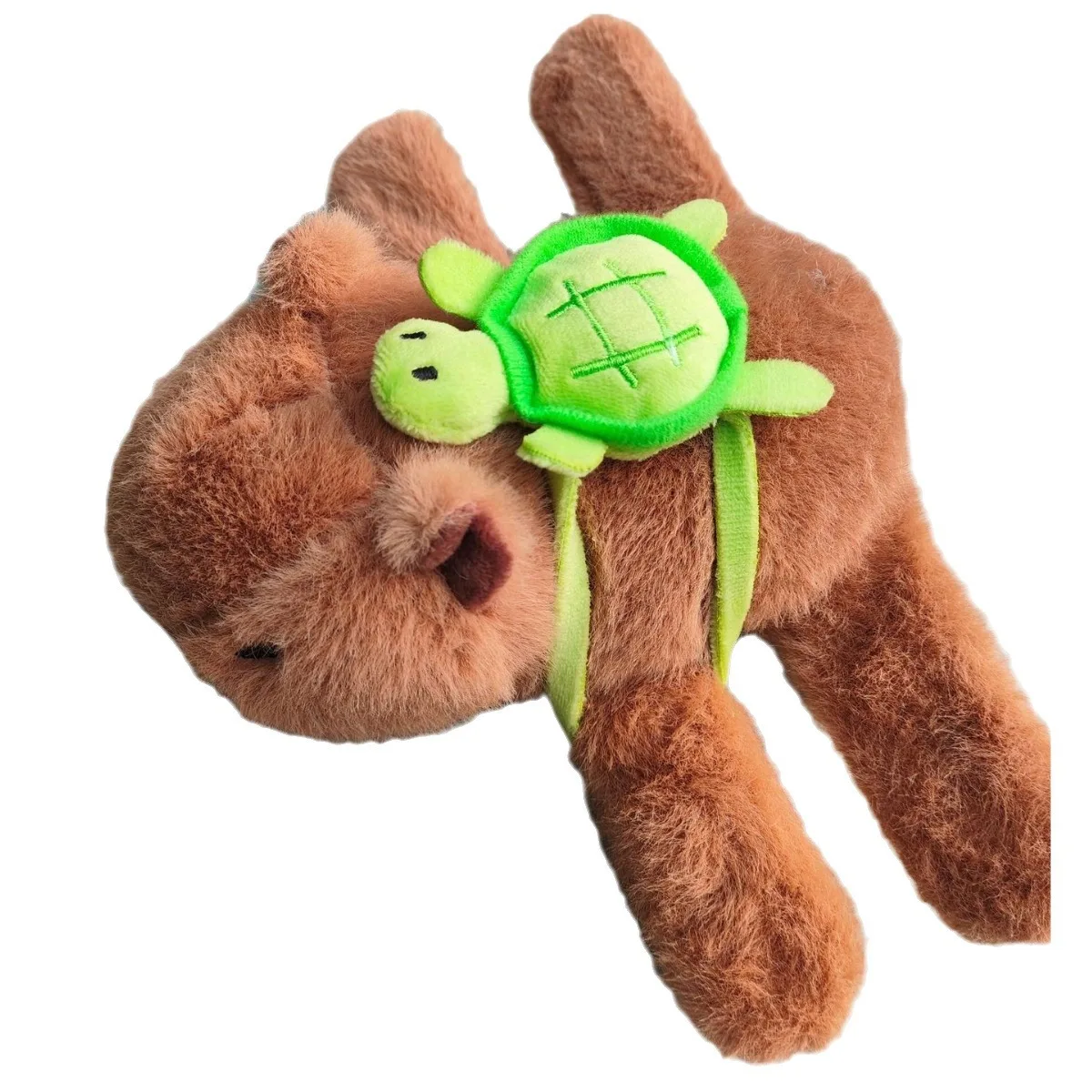 Pulseira de pelúcia Capivara Fox, brinquedo de boneca animal macio, presente de Natal fofo para crianças