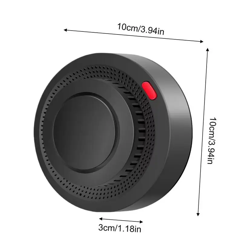 For Tuya WiFi Fire Alarm Smart Wireless Fire Alarm Detector Air Quality Monitor With Voice Alerts Real-Time App Notifications