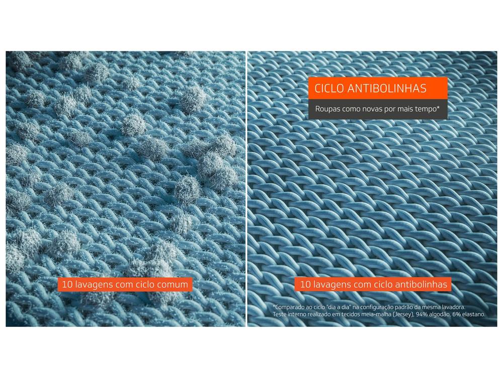 Lavadora de Roupas Brastemp 18kg Cesto Inox 12 Programas de Lavagem Branca BWF18AB - 220V