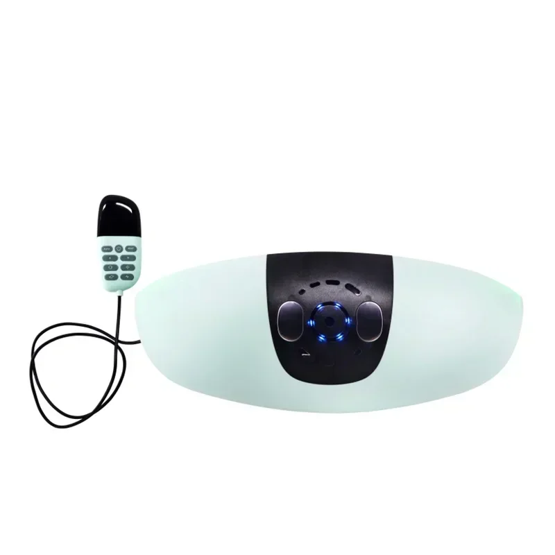 Masajeador de cintura eléctrico con vibración trasera ajustable de varios niveles, compresa caliente para columna vertebral