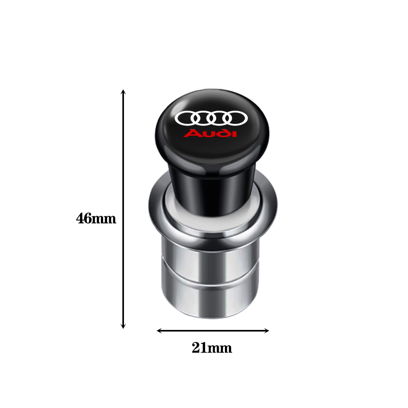 Encendedor de cigarrillos sin llama portátil de Metal para coche, 12V, a prueba de viento, para Audi S Line A1, A3, A4, A6, A7, Q3, Q5, Q7, RS3, RS4, RS5, S3, S4, S5, S7