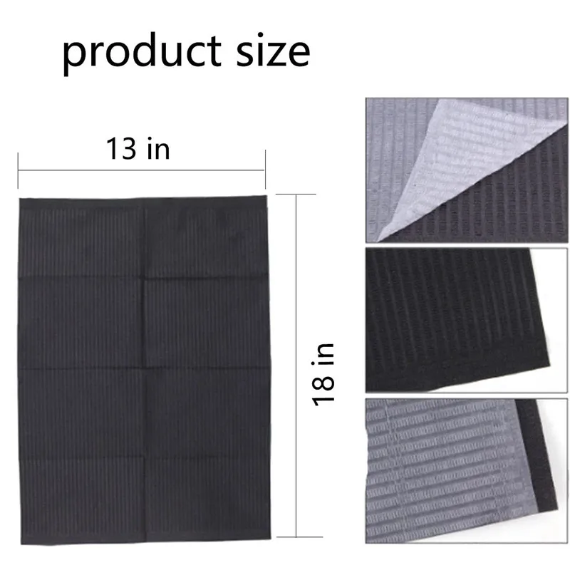 125/50/20 Chiếc Đen 1 Lần Hình Xăm Khăn Lau Miếng Lót Dùng Một Lần Nha Khoa Xuyên Yếm Chống Thấm Nước Tờ giấy Hình Xăm Phụ Kiện