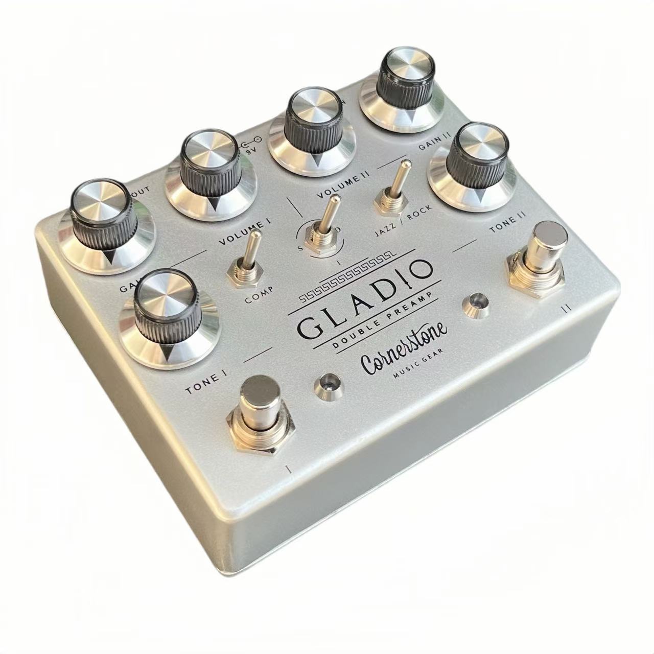 BIG MAN GLADIO Pedal de efecto de guitarra distorsión Overdrive preamplificador Overdrive Dual con True Bypass nuevo 1:1