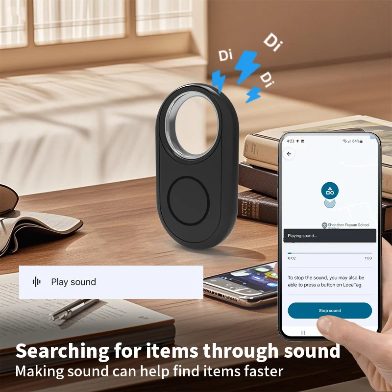 RSH GPS-Tracker für Samsung Android Tracker. Funktioniert mit Google's Find Hub App Locator Finder Bag Key Global Anti-Lost Smart Tag