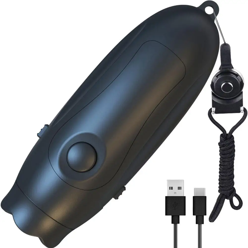 นกหวีดอิเล็กทรอนิกส์พร้อมการชาร์จ USB นกหวีดฉุกเฉินสําหรับครูผู้ตัดสิน สําหรับเกมกีฬากลางแจ้ง มี 3 สี