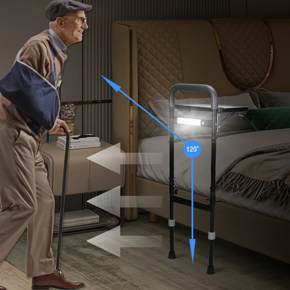 Senior Home Nursing Ältere Erwachsene Handicap Haltegriff Verstellbare Bettunterstützung Erwachsenenunterstützungsschiene Ältere Bettunterstützung für das Bett