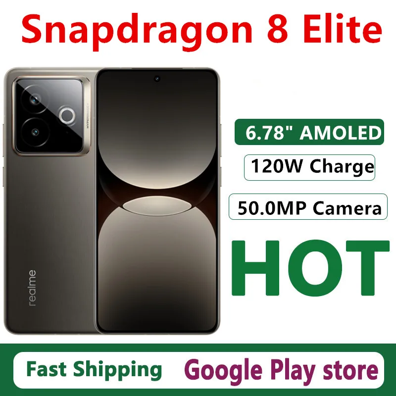 China Version Realme GT 7 Pro Racing Edition  6500mAh 120W Supervooc Snapdragon8 Elite 50MP  IMX896 OIS 6.78Inch AMOLED  IP69