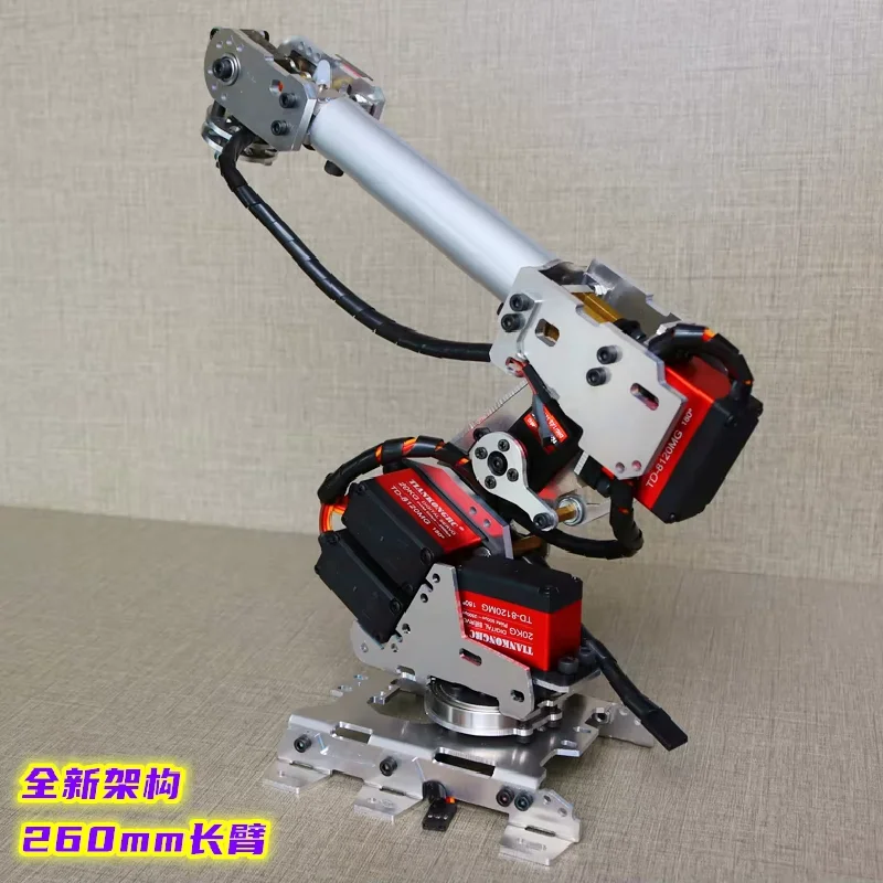 7 Dof Manipulator-Roboterarm mit großer Saugluftpumpe für Arduino Robot Multi-Dof Mindustrial Robotic Model 6-Achsen-Roboterarm