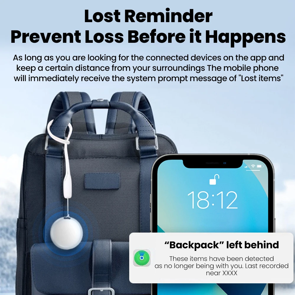 Tag-D Anti Lost GPS Tracking Device Bluetooth Smart Air Tag Position Finder Локатор работает с iPhone iPad iOS System FindMy App