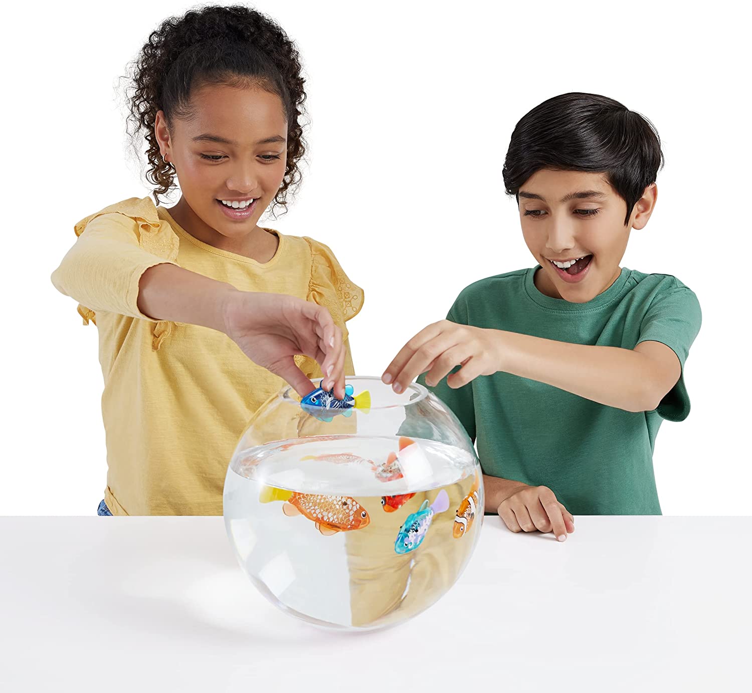 Brinquedo eletrônico dos peixes da nadada engraçada ativado a pilhas do animal de estimação para o tanque de pesca que decora peixes de natação