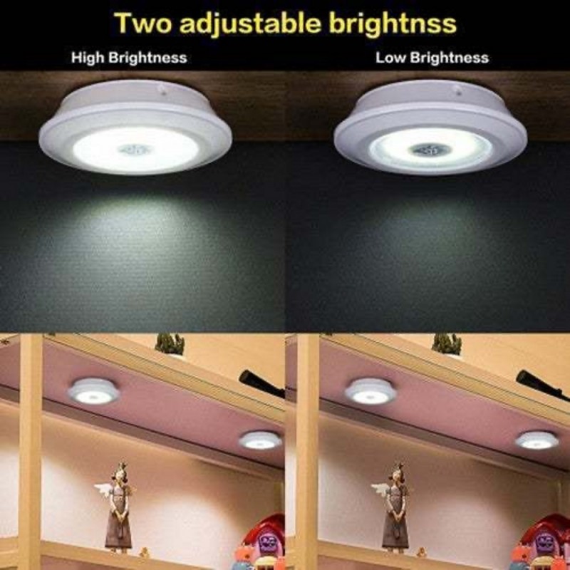 LED Wardrobe Light COB 5W Adjustable Remote Control Push Button Showcase Lamp For Stairs Kitchen Bathroom Wardrobe Night Light