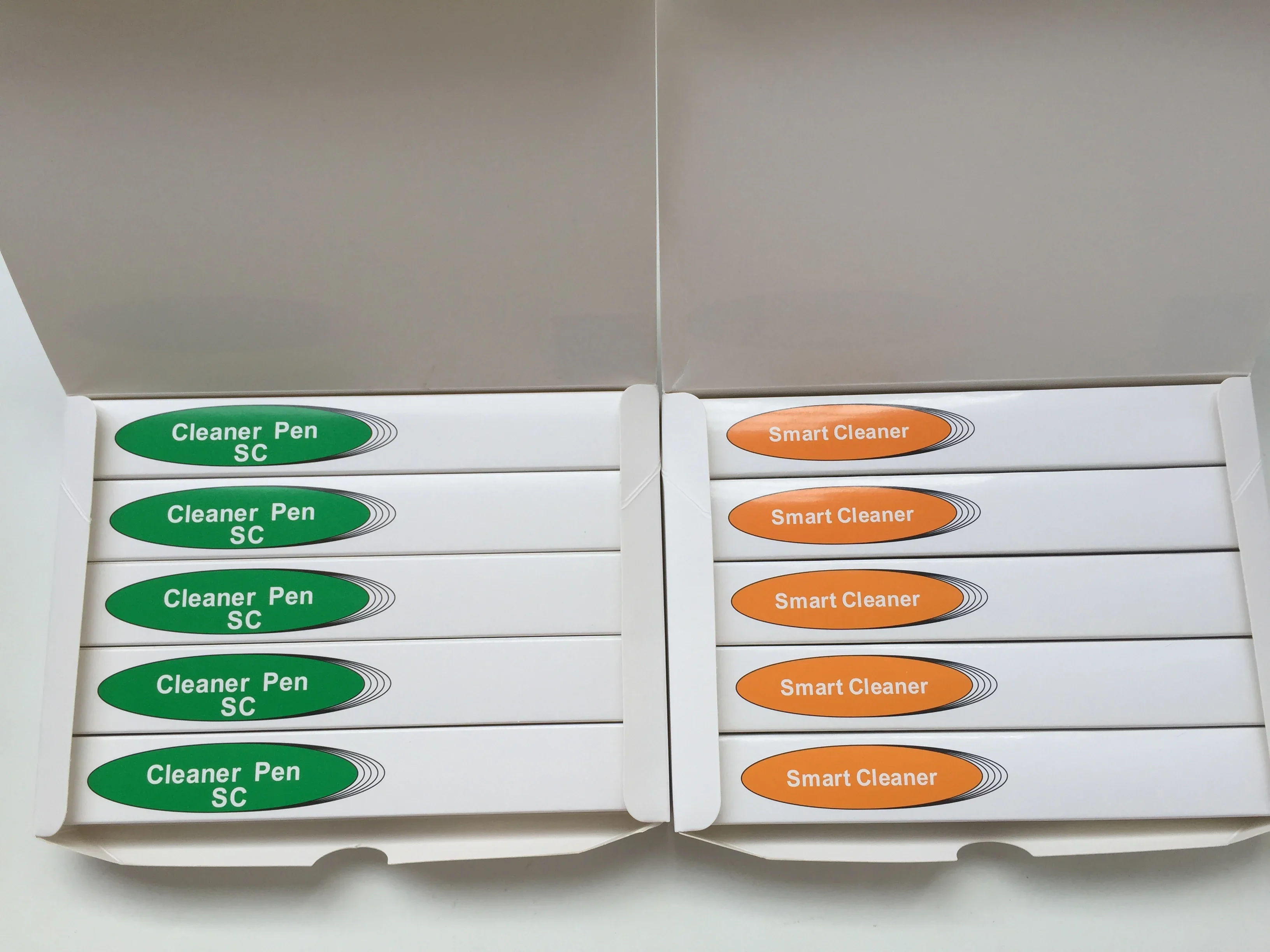 5 個 1.25 ミリメートル 2.5 ミリメートル LC SC FC ST ワンクリック光ファイバークリーナーペンコネクタアダプタとフェルール 800 回クリーニング