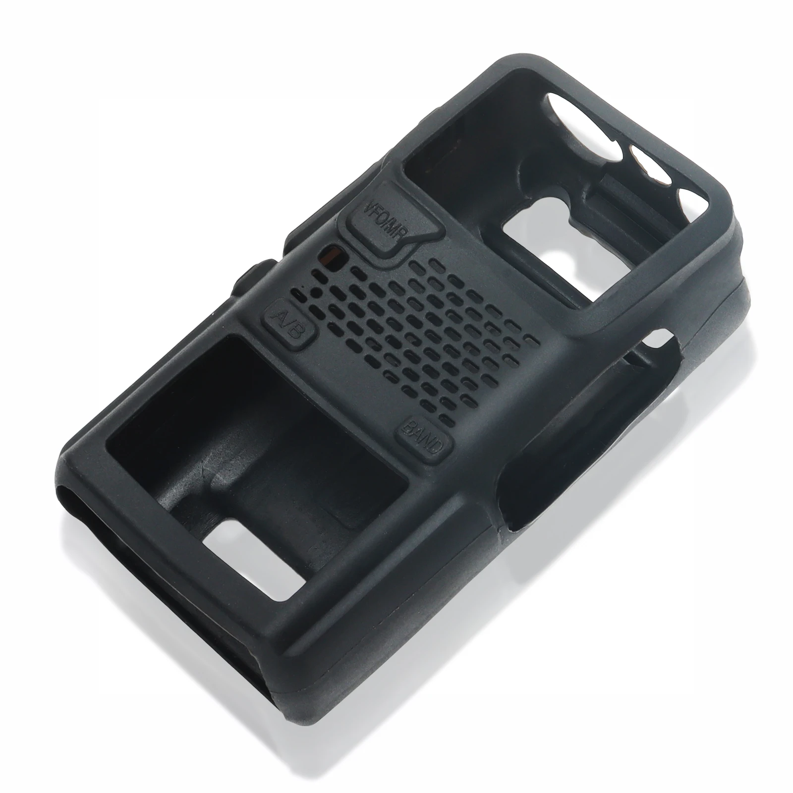 Baofeng UV-5RH pro max walkie talkie capa protetora de borracha caso macio bolsa balck para UV-5RM AR-5RM uv 5rm 5rh ham rádio saco