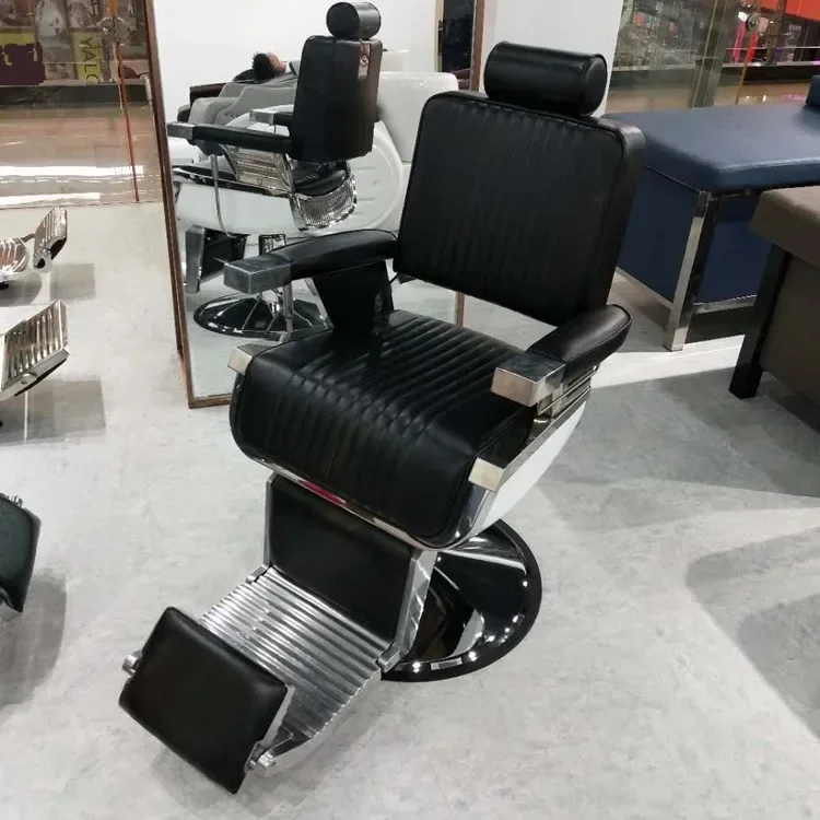 Silla rodante Retro de lujo, sillas reclinables para salón, muebles de peluquero, maquillaje de belleza, Silla profesional para el cabello, estilista de Barberia