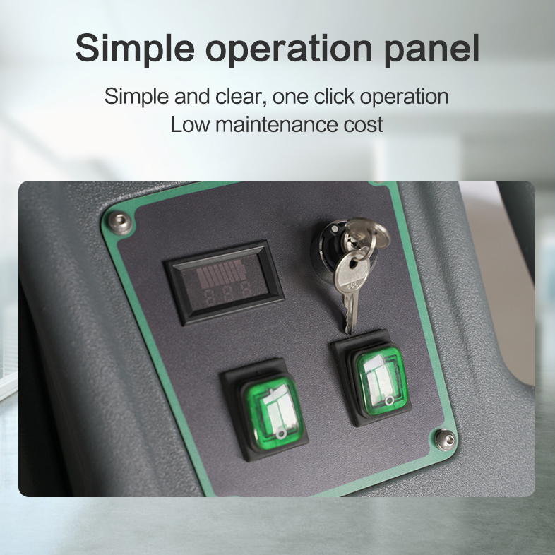 Equipo de limpieza automático, máquina de fregado de suelo comercial