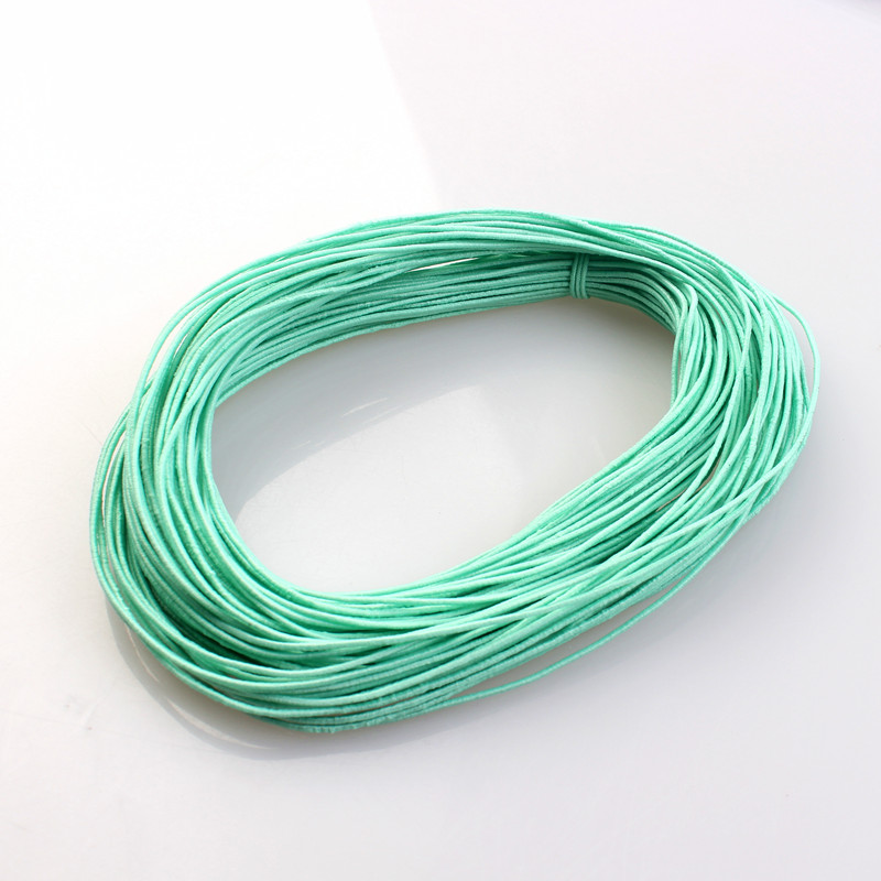 1mm 24m cabo elástico trançado miçangas fios estiramento corda tecido artesanato cabos para fazer jóias 23 cores