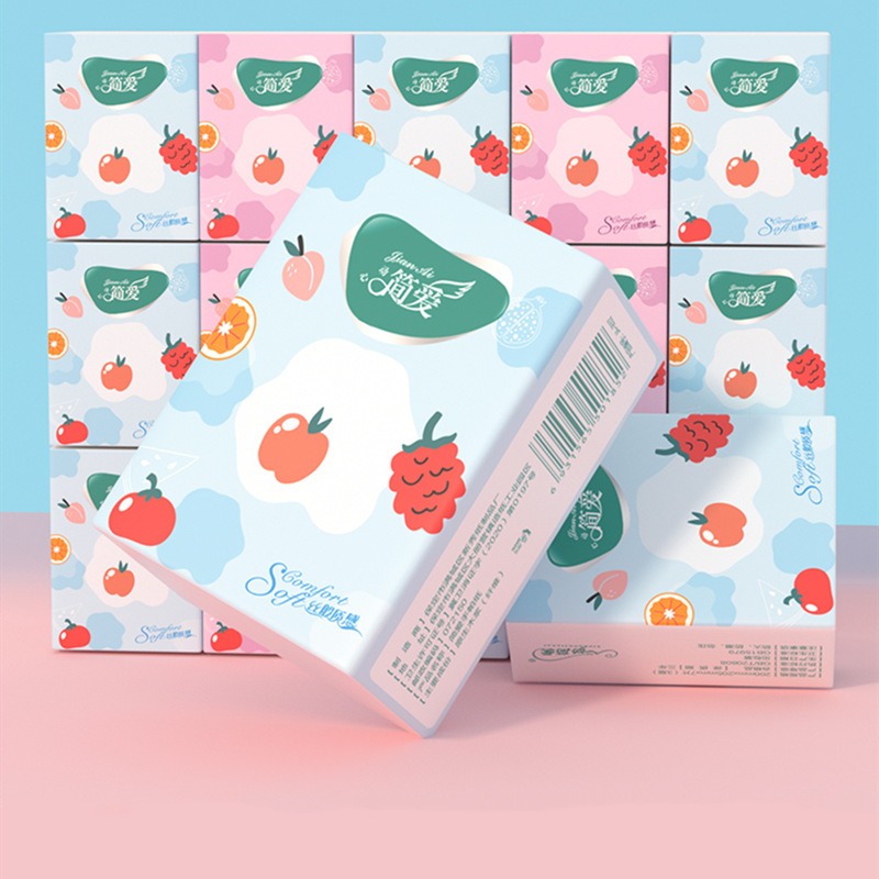 100/80/40/10 Confezioni Fazzoletti Asciugamani di carta Piccoli sacchetti di fazzoletti Fazzoletti per il viso Tovaglioli portatili Carta igienica