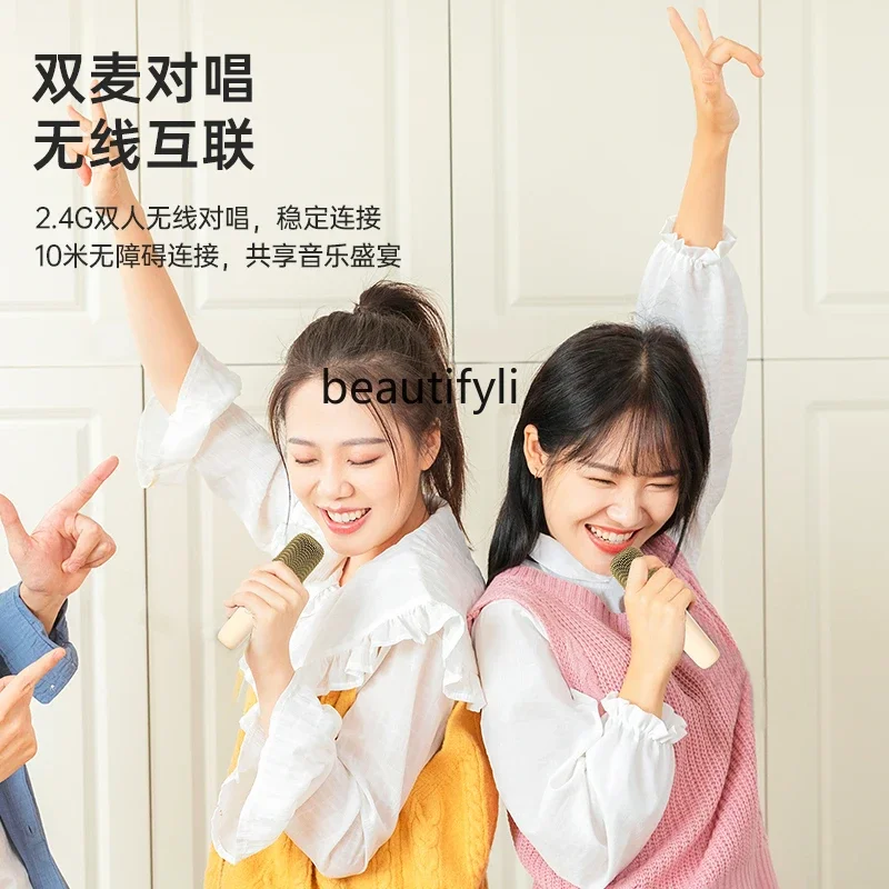 子供用ワイヤレスマイク,カラオケ,カラオケ,オーディオ,Bluetooth,家庭,KTV