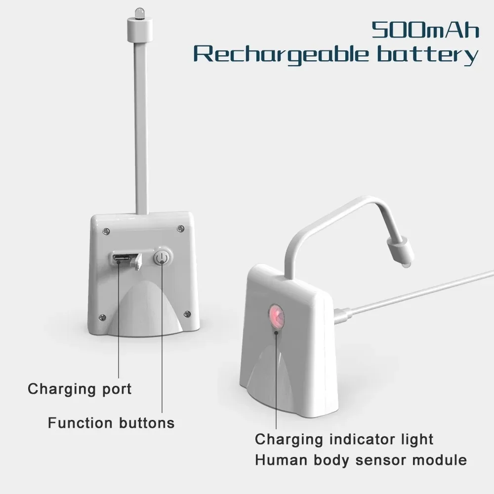 Luces nocturnas para inodoro, lámpara Led con Sensor de movimiento, retroiluminación inteligente, recargable, resistente al agua, para inodoro, baño, Wc, 108 colores