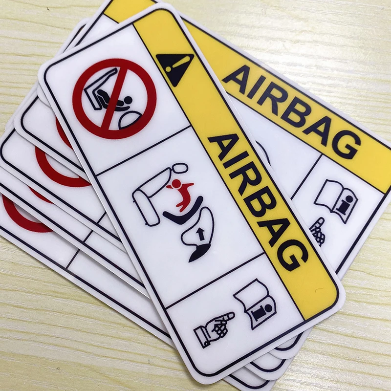 Pegatinas de Airbag Para Coche, calcomanía de vinilo impermeable, accesorios Para Coche, Pegatinas Para Coche, estilo de coche DIY