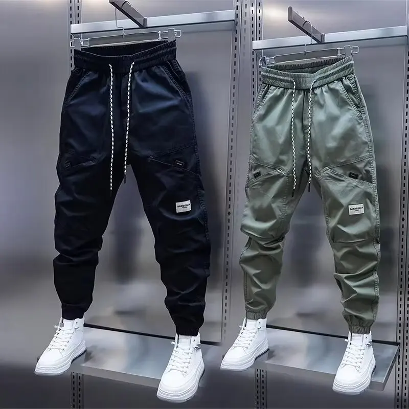 Herren-Haremshose, atmungsaktiv, Herrenbekleidung, 2024, neue Freizeithose, gerade Hose für Herren