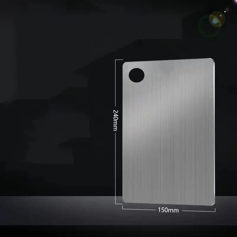 Roestvrij staal verdikte snijplank Antibacterieel Schimmelbestendig Kneden Deegplank Keuken Fruit Groente Snijplank