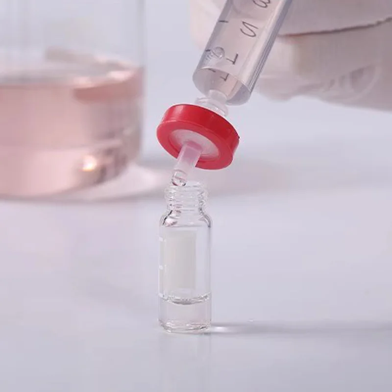 25pcs Lab 13mm/25mm PTFE Luer Millipore Syringe Filter Hydrophilic Needle Filter with 0.22/0.45/1.2um Membrane