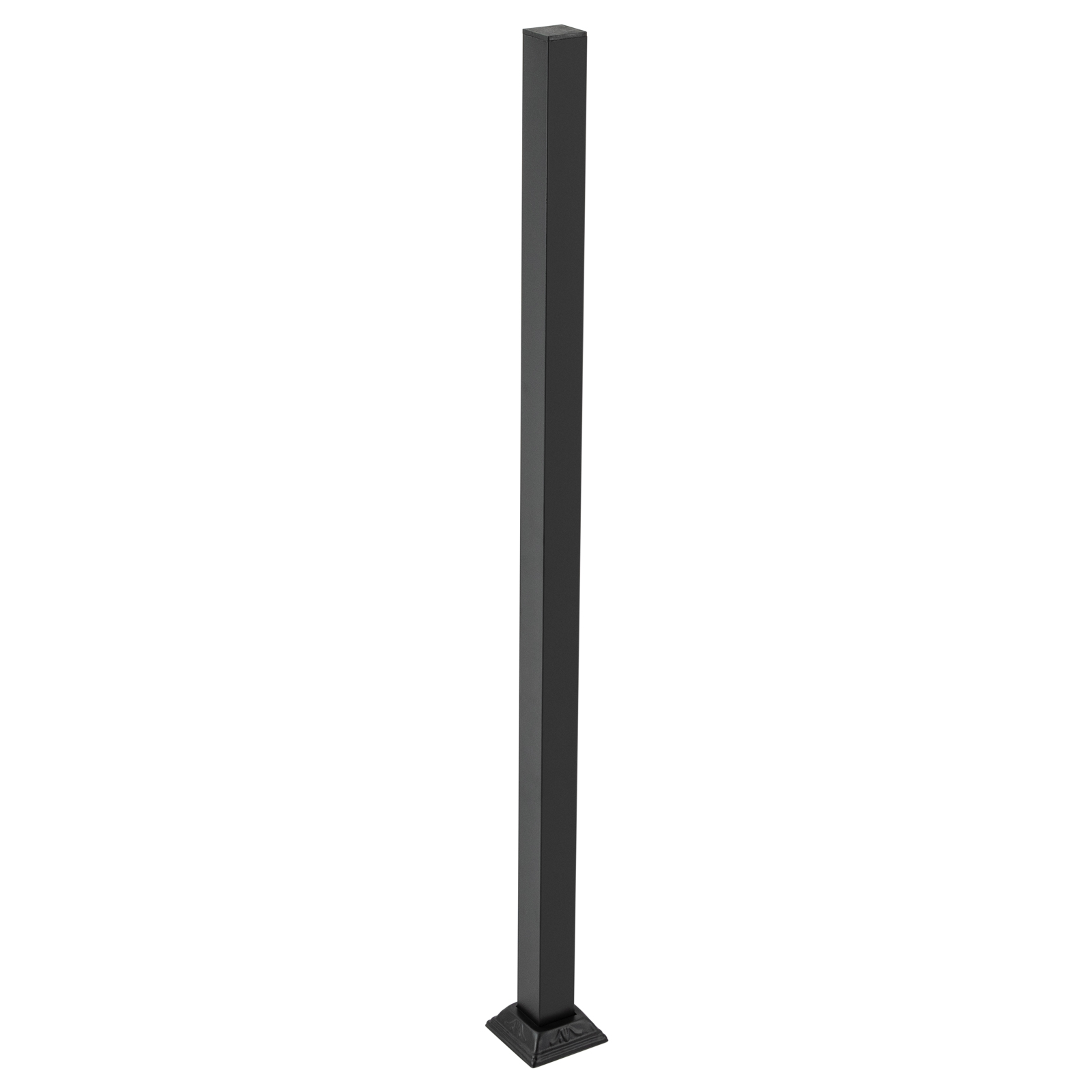 Stair Baluster Post Set: , 2PCS, High-Quality Iron, Anti-Corrosion, Rust-Proof, Adjustable, Black Minimalist Design
